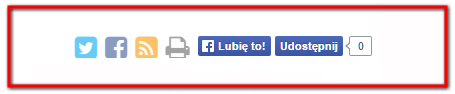 Podziel się ze znajomymi na Facebooku czy Twitterze Podziel się ze znajomymi na Facebooku czy Twitterze